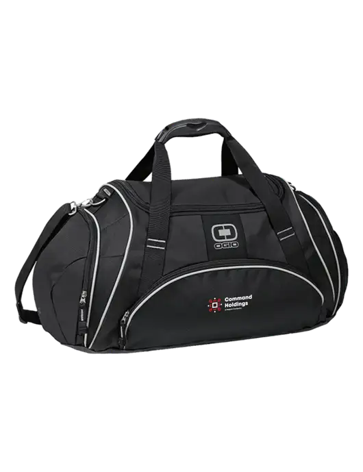 OGIO Black Crunch Duffel
 w/Command Holdings Logo