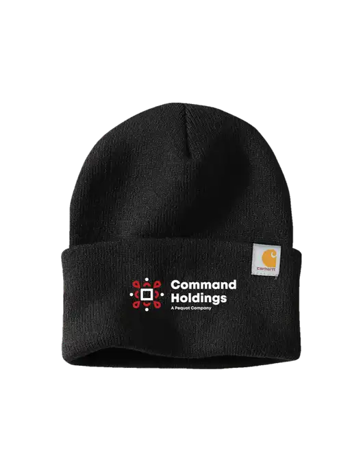 Carhartt Black Watch Cap 2.0 w/Command Holdings Logo