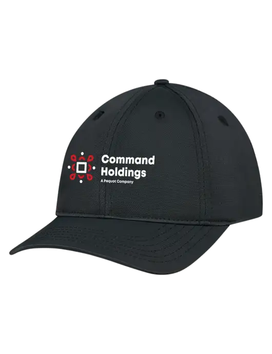 Black Nylon Twill Performance Cap w/Command Holdings Logo