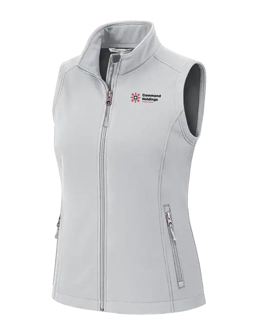 Marshmellow Womens Core Soft Shell Vest w/Command Holdings Logo