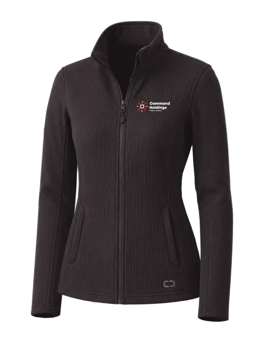 OGIO Blacktop Womens Grit Fleece Jacket w/Command Holdings Logo